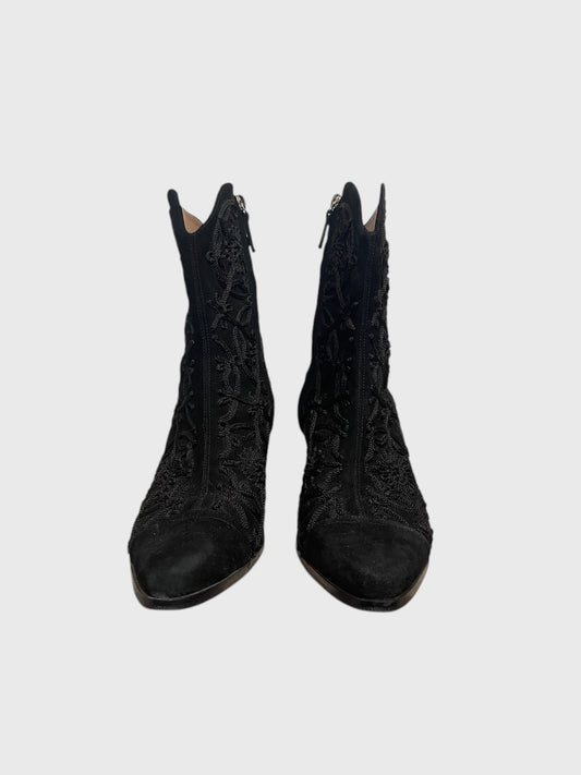 Bottines Tabitha Simmons noires T.37,5