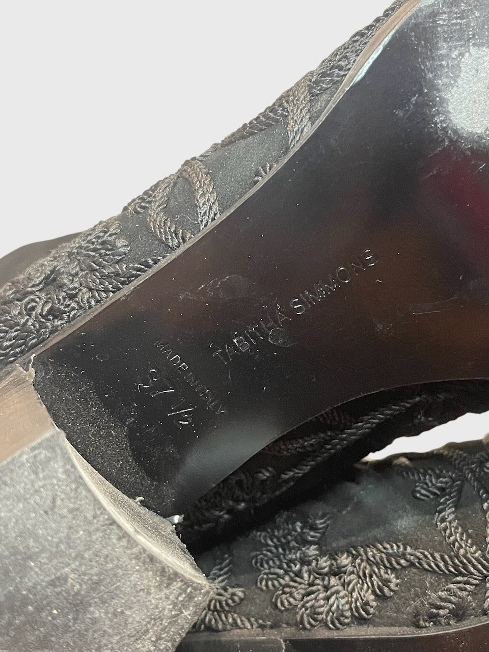 Bottines Tabitha Simmons noires T.37,5