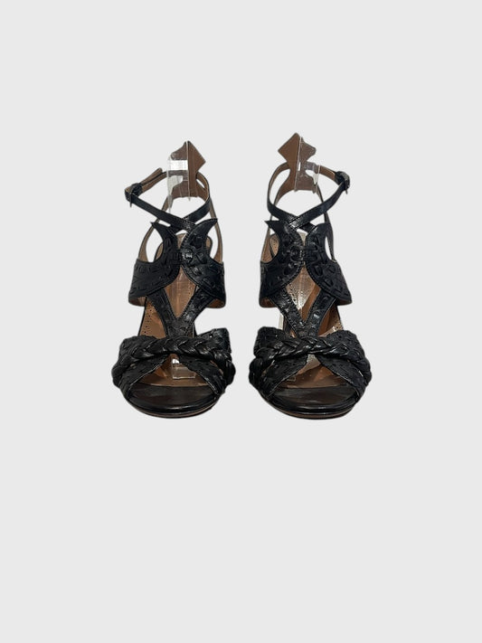 Sandales Alaia noires T.37,5