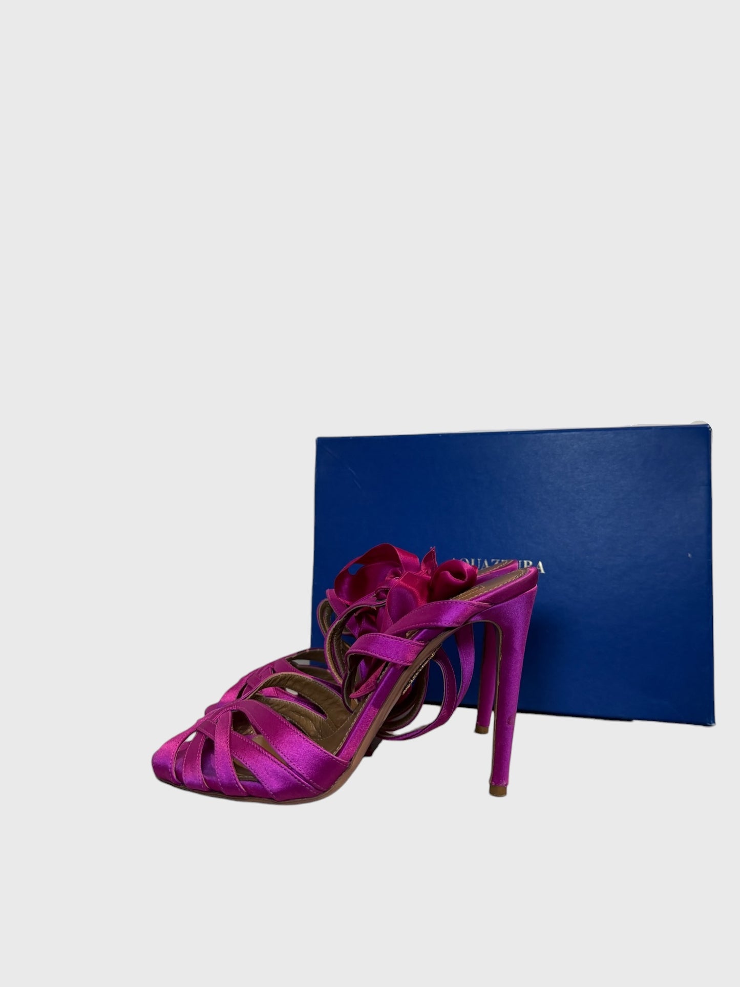 Sandales Aquazzura rose T.38