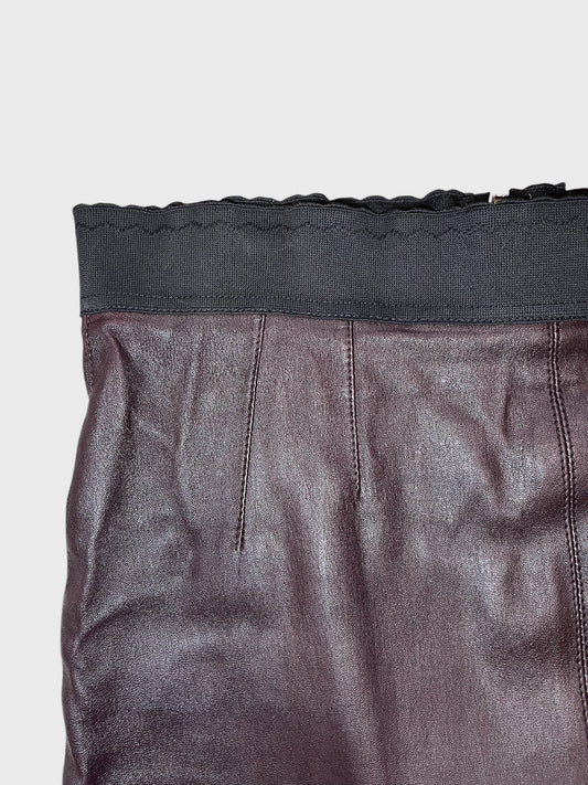 Jupe Dolce & Gabbana bordeaux T.40