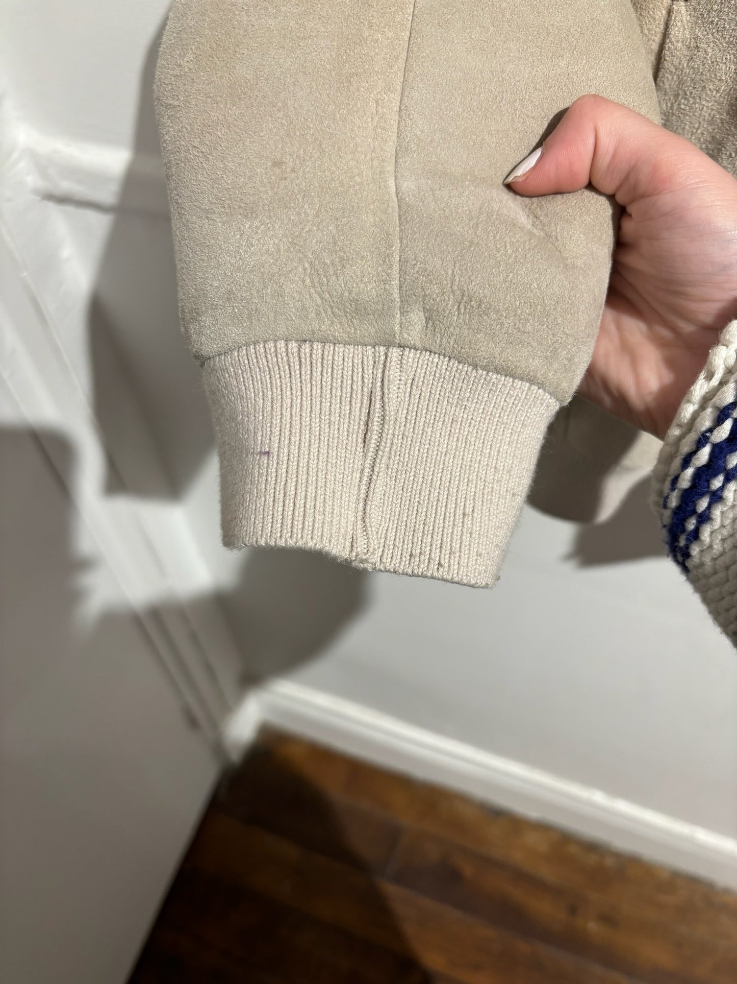 Veste peau lainée Gerard Darel T.42