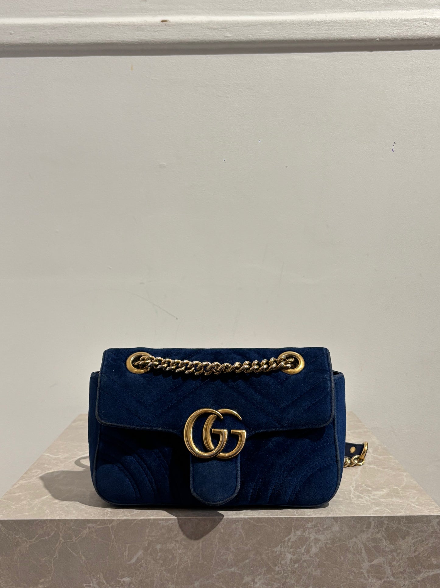 Sac Gucci Marmont Bleu