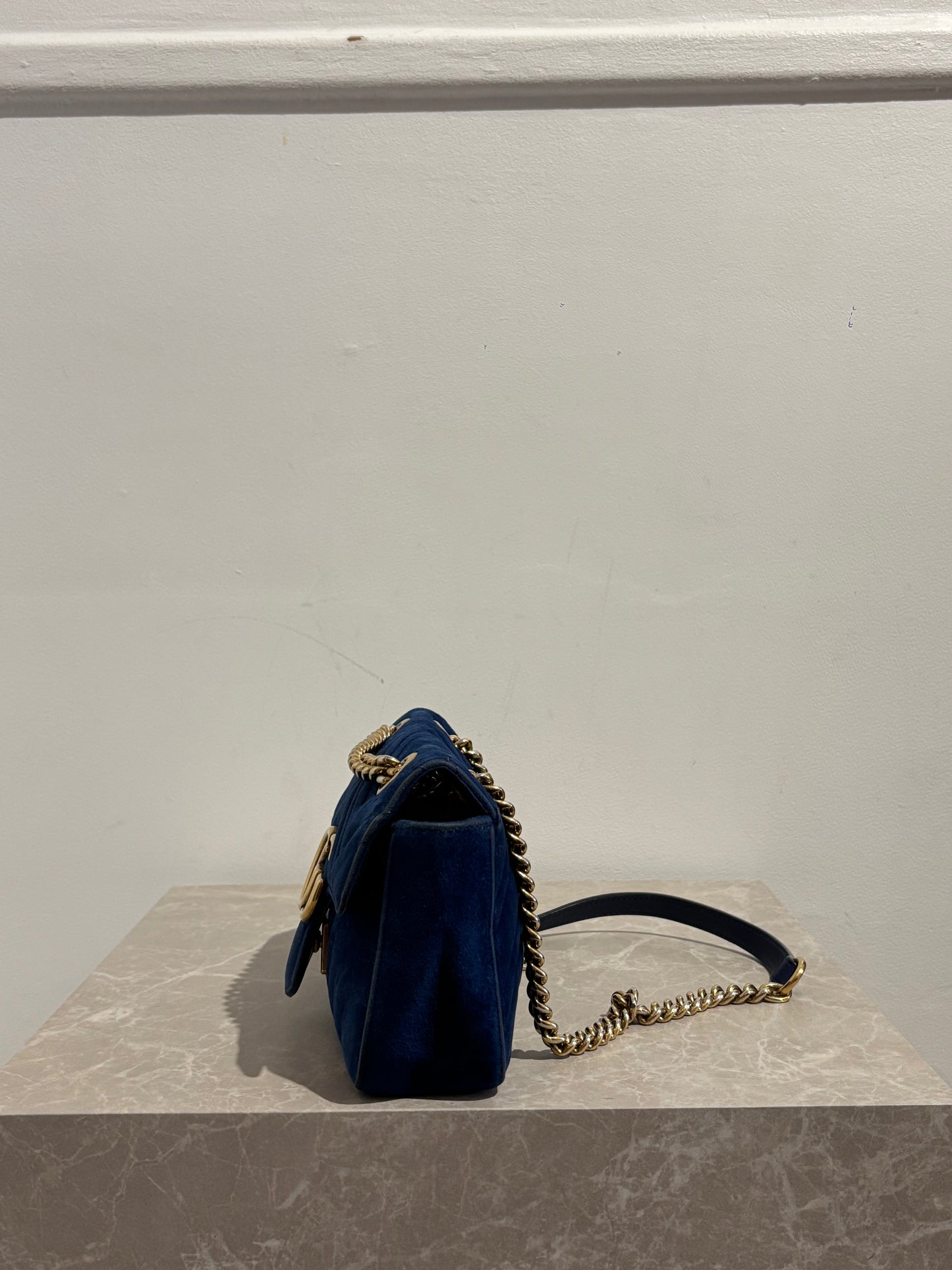 Sac Gucci Marmont Bleu
