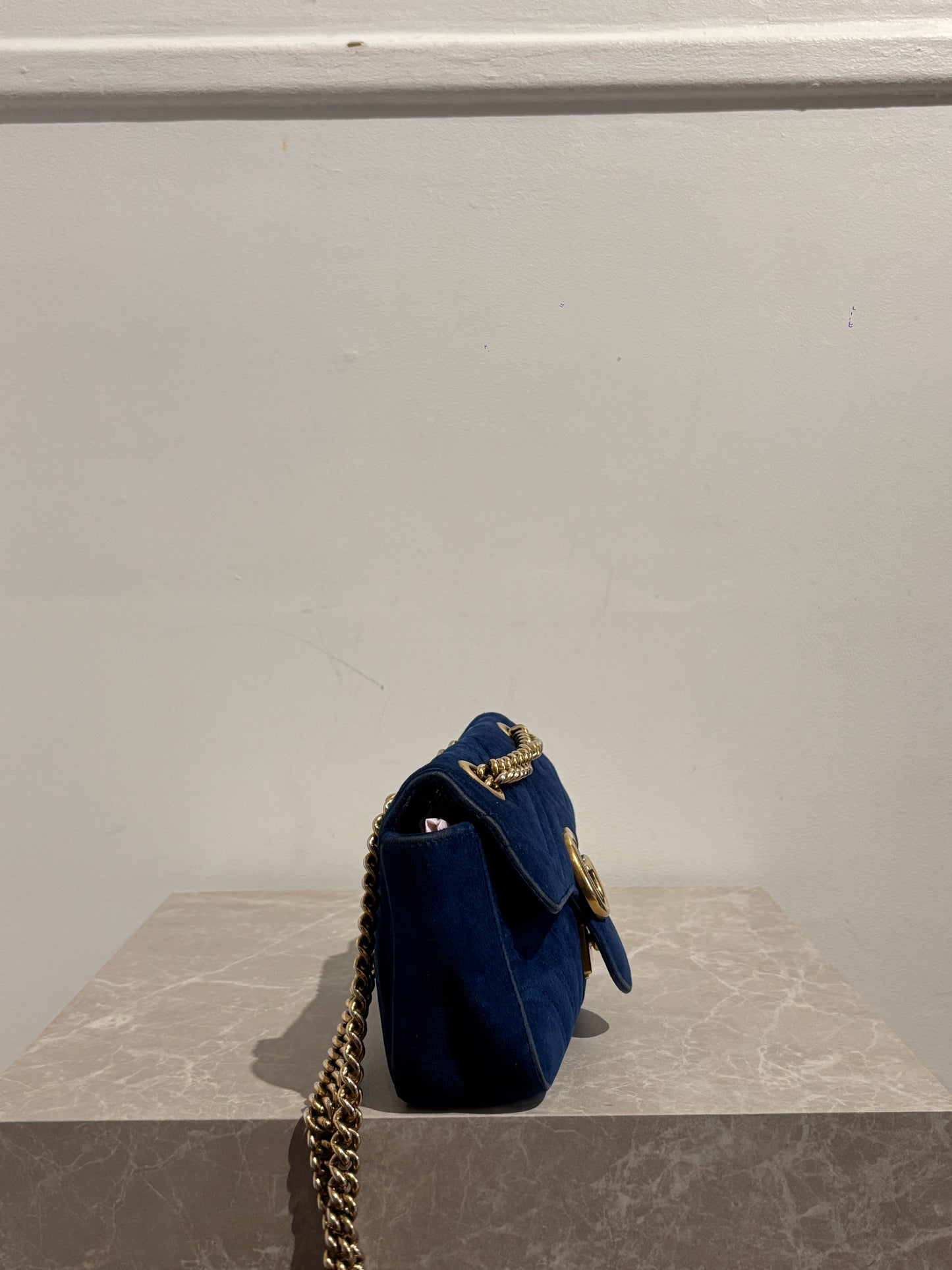 Sac Gucci Marmont Bleu