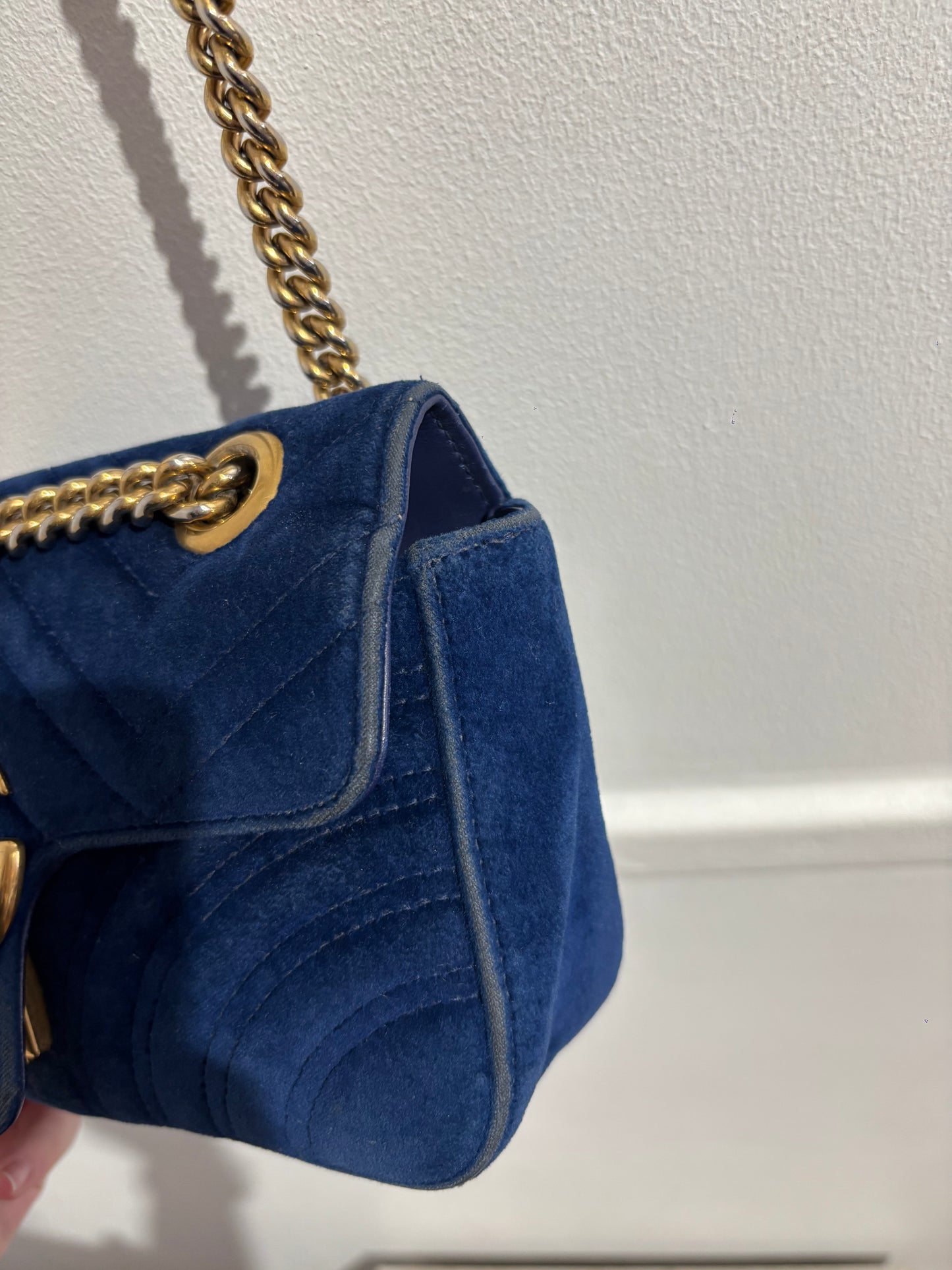 Sac Gucci Marmont Bleu