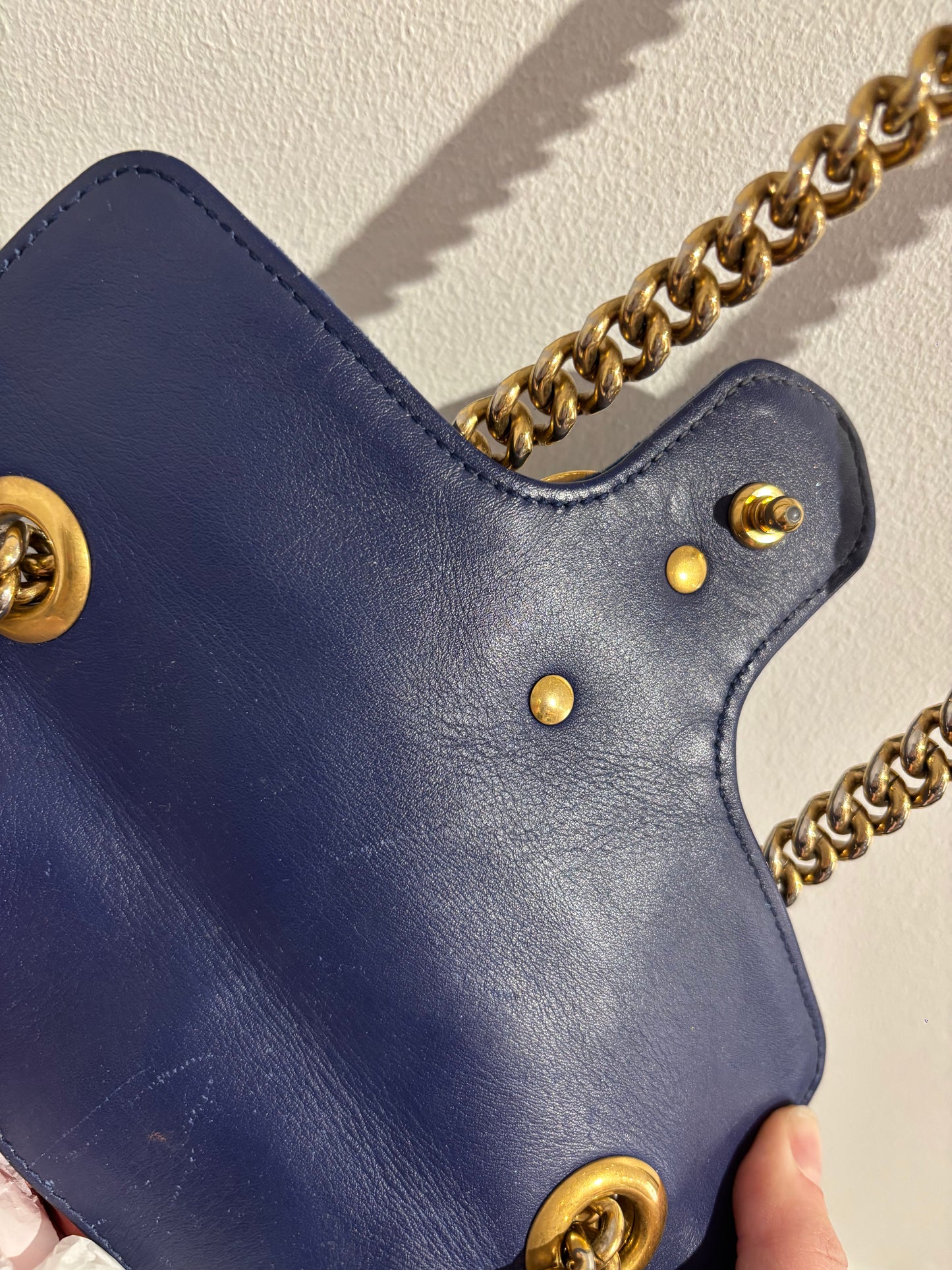 Sac Gucci Marmont Bleu