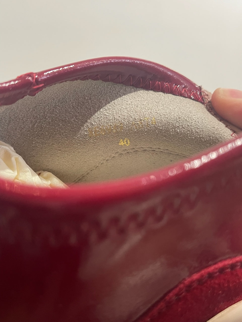 Baskets Fendi rouges T.40 NEUVES