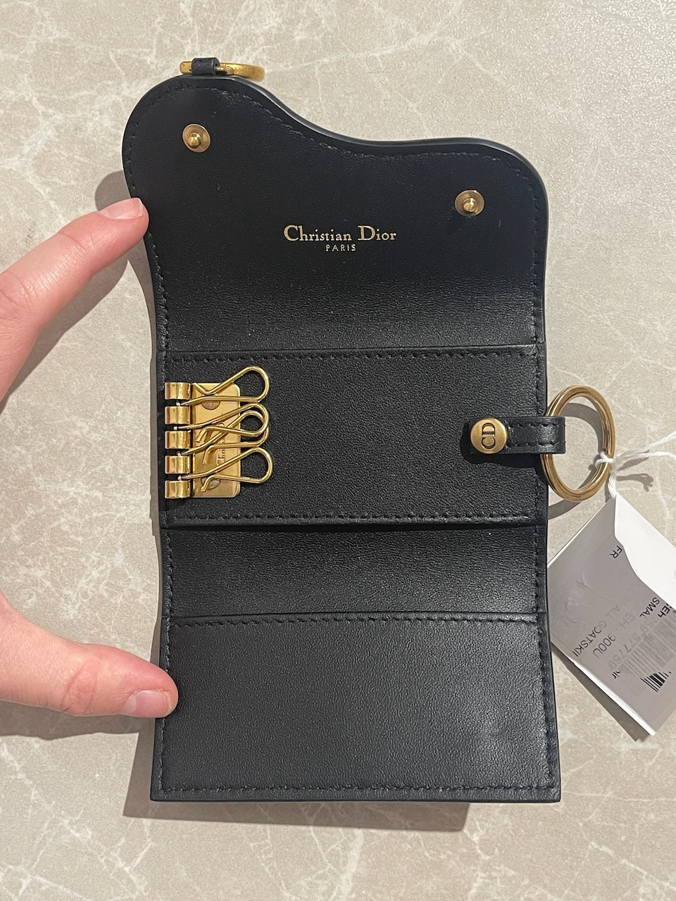 Porte-clés Dior Saddle NEUF