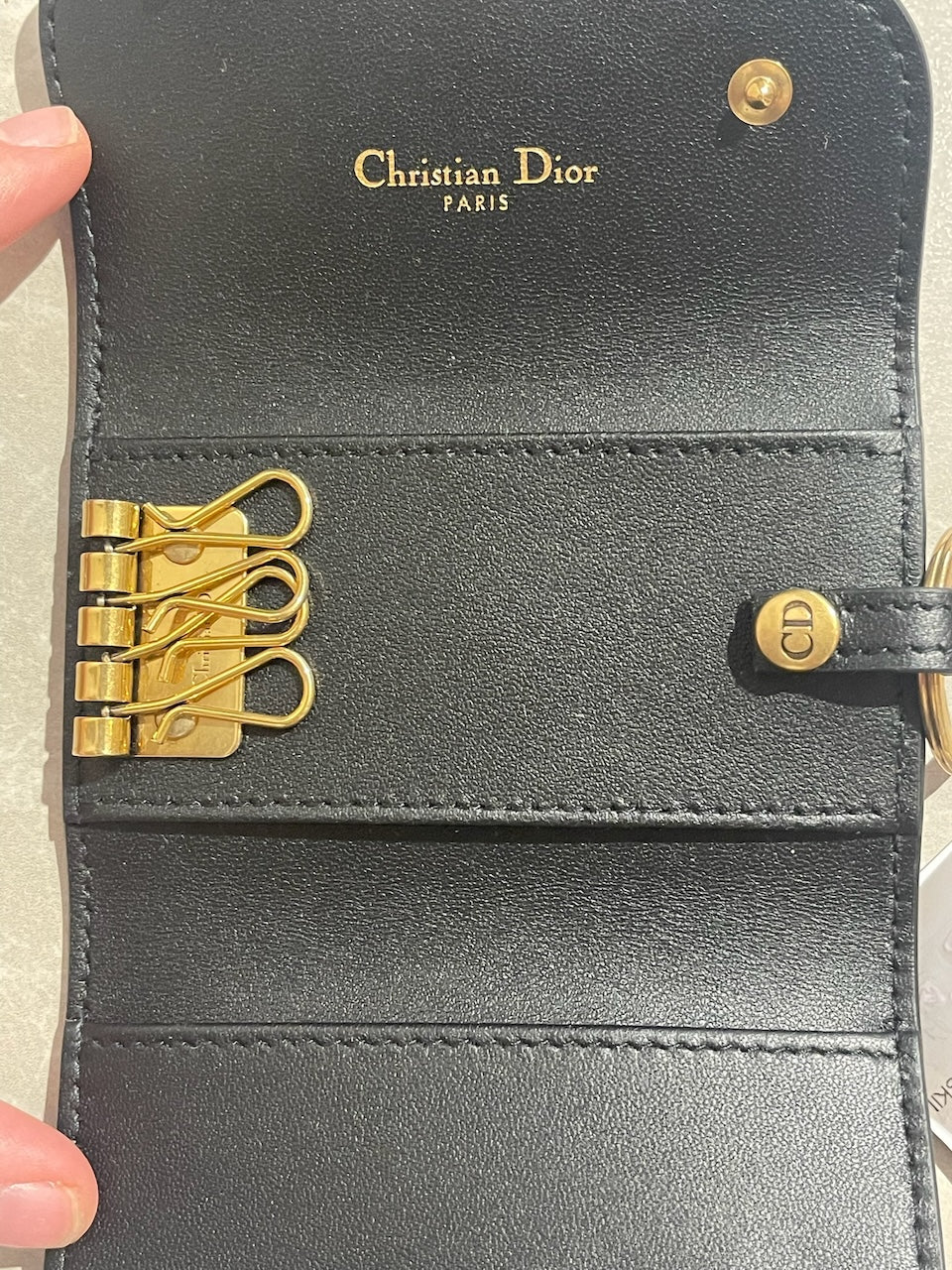 Porte-clés Dior Saddle NEUF