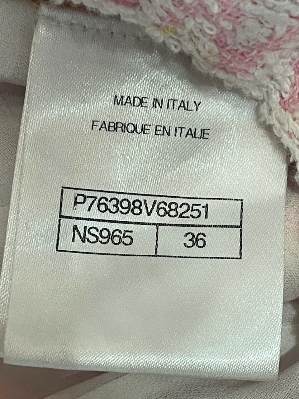 Ensemble Chanel rose T.34/36