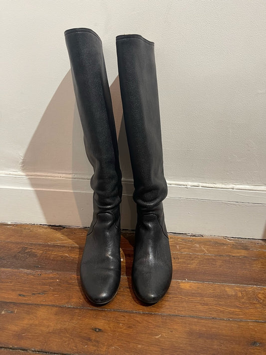 Bottes Lanvin noires T.36