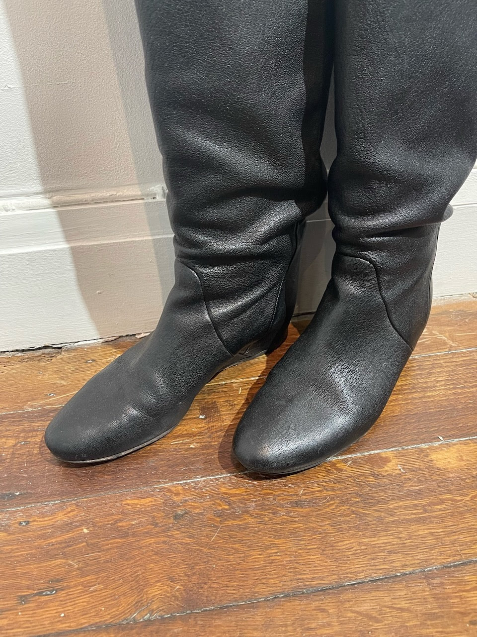 Bottes Lanvin noires T.36