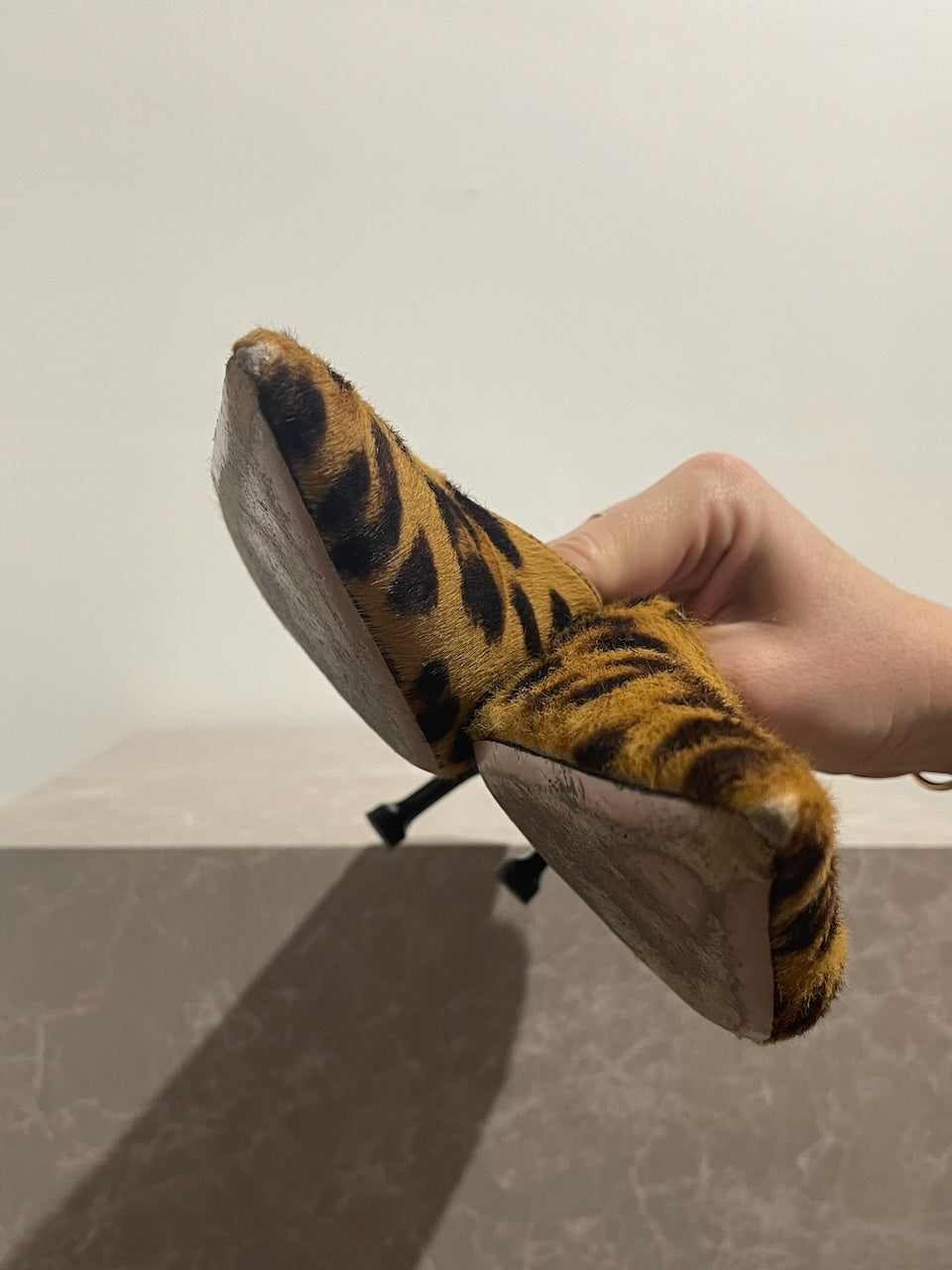 Mules Prada léopard T.40,5