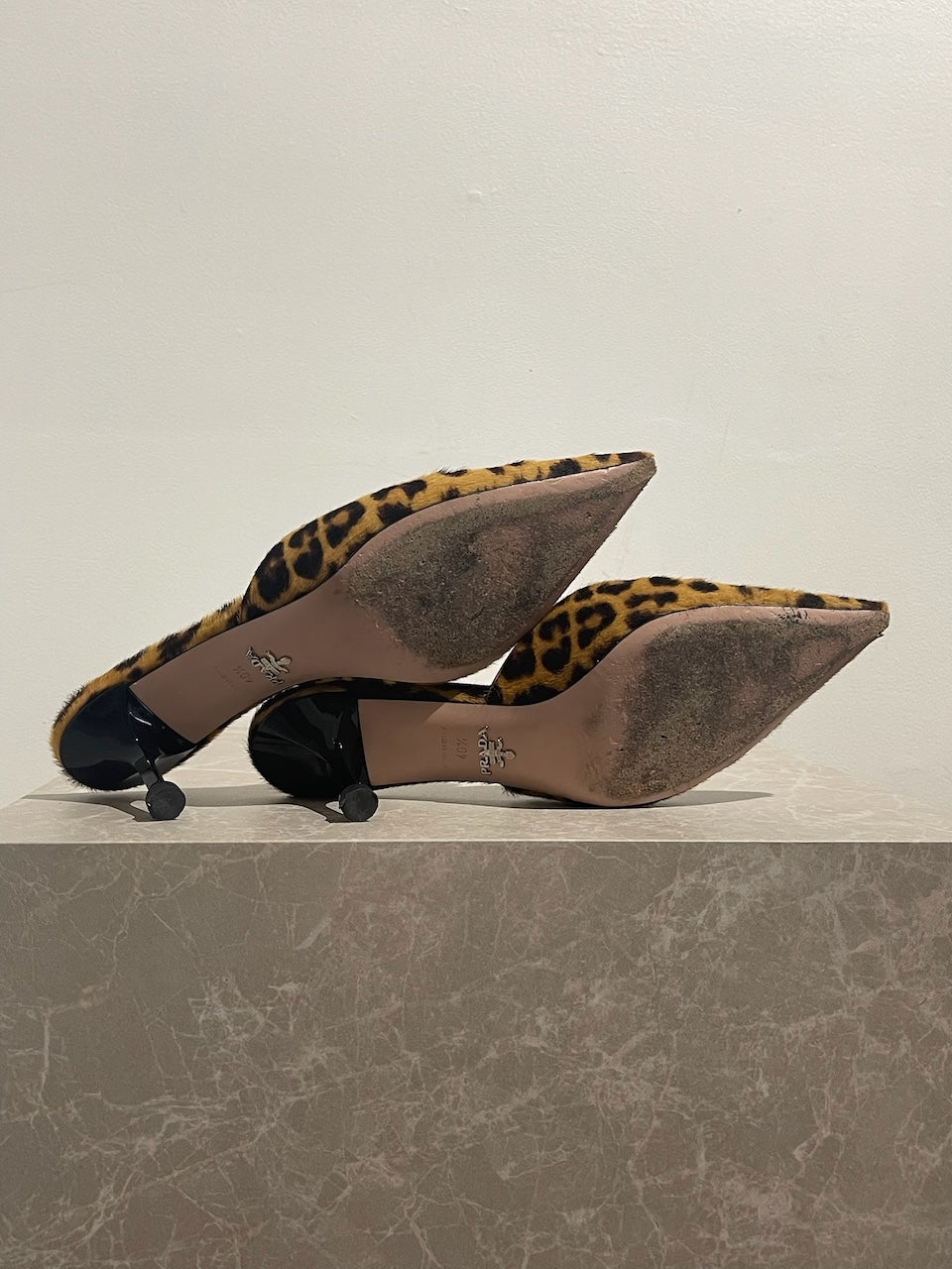 Mules Prada léopard T.40,5