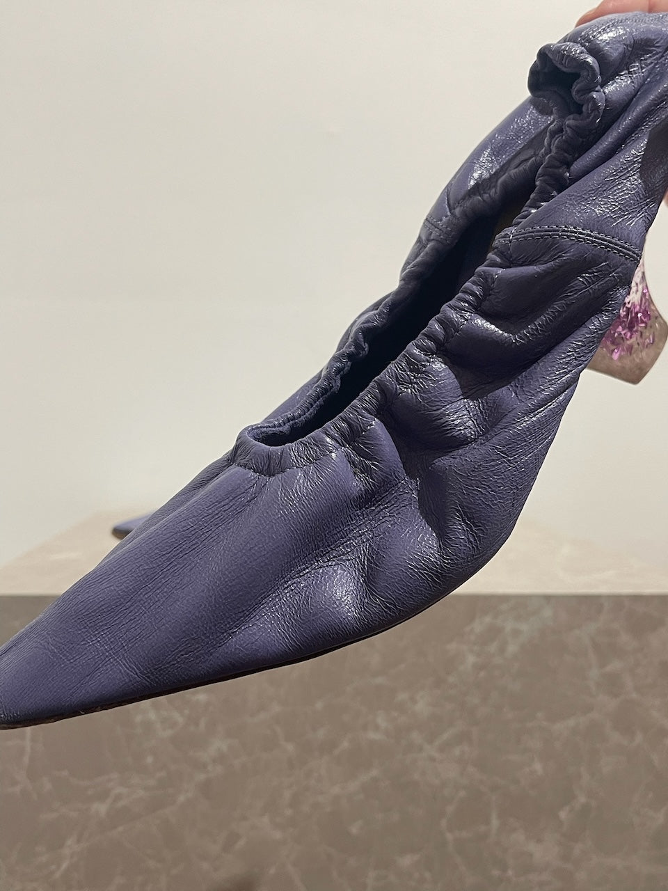 Escarpins Bottega Veneta violet T.40