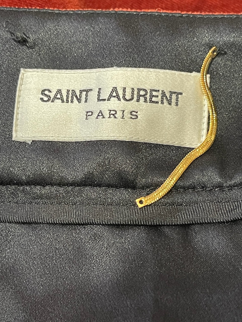 Jupe Saint Laurent en velours T.S