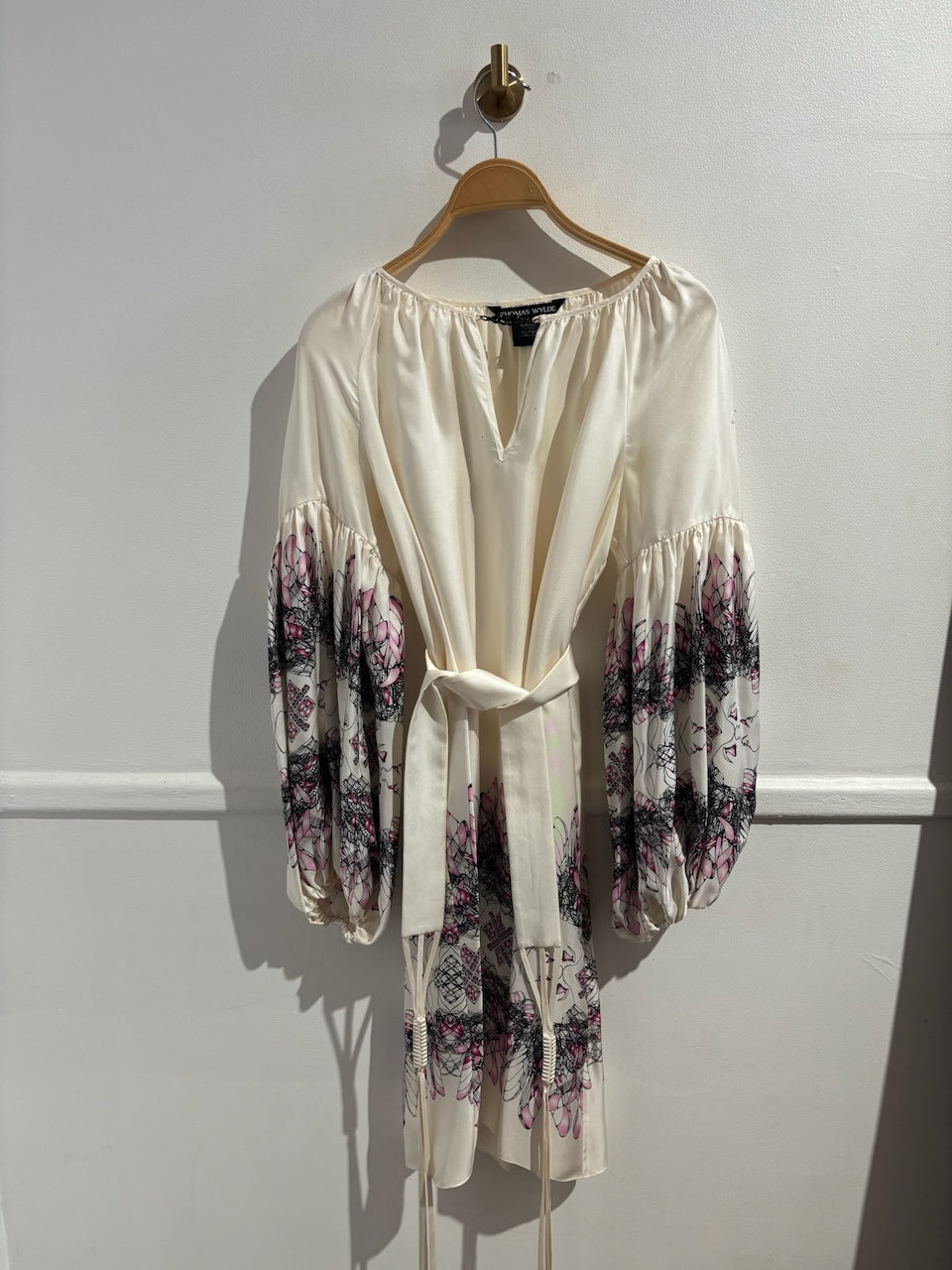 Robe Thomas Wylde blanche T.S