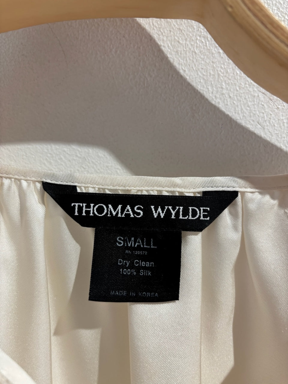 Robe Thomas Wylde blanche T.S