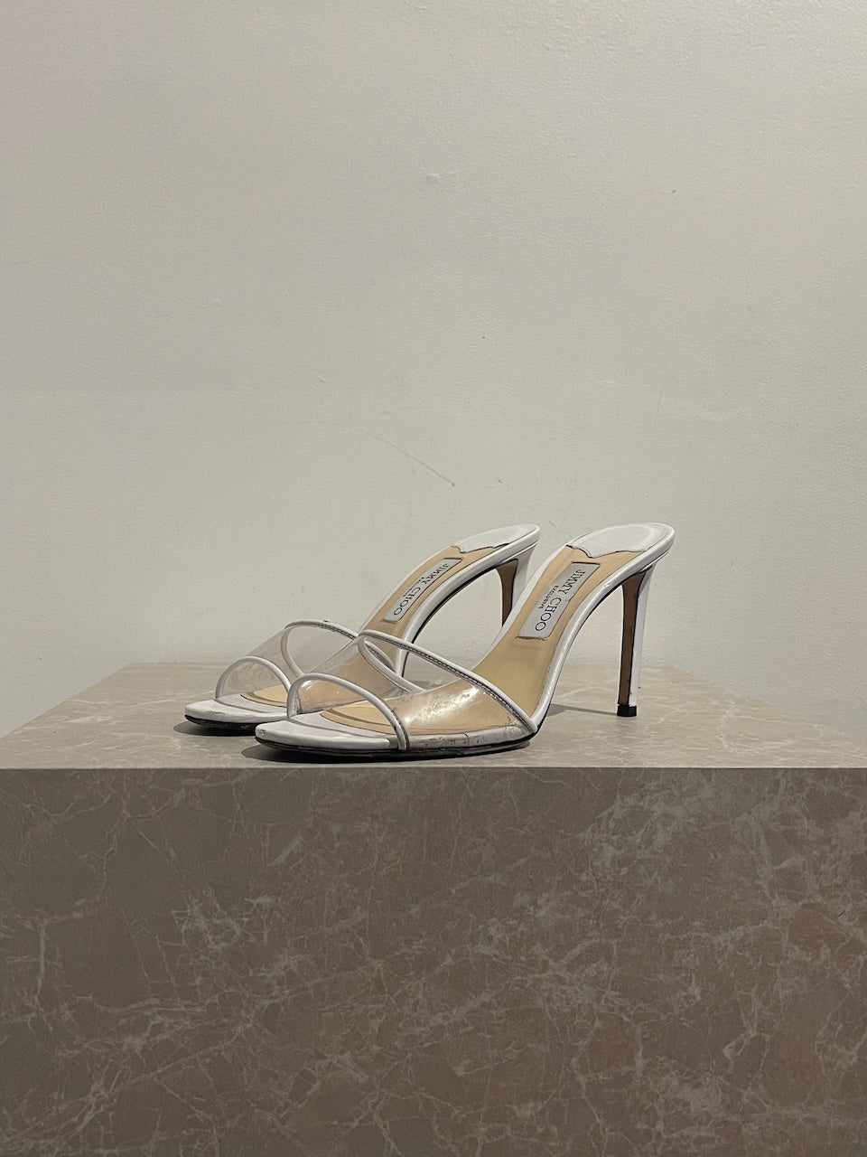 Mules Jimmy Choo blanches T.41