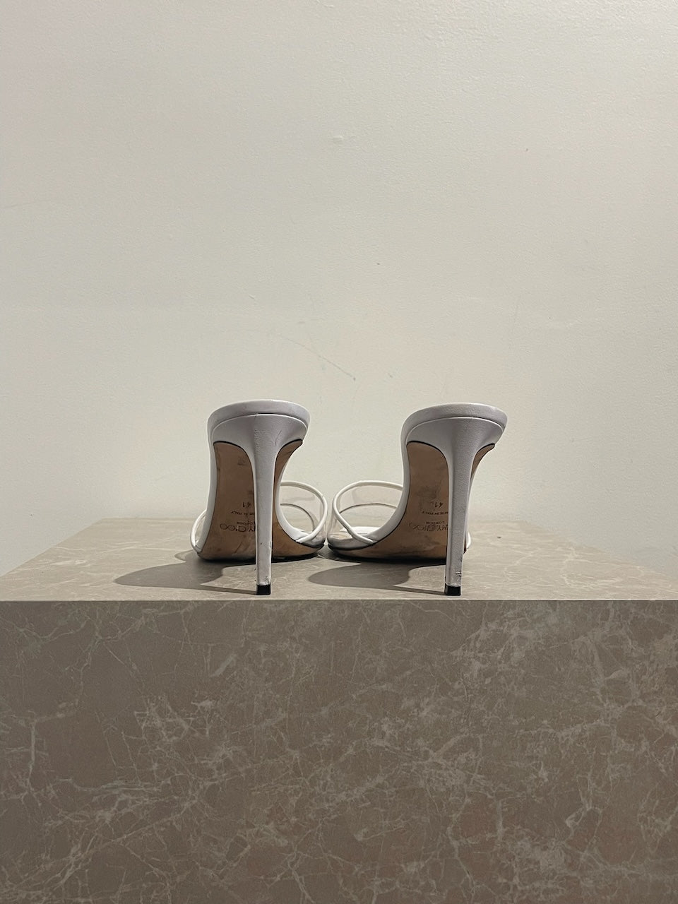 Mules Jimmy Choo blanches T.41