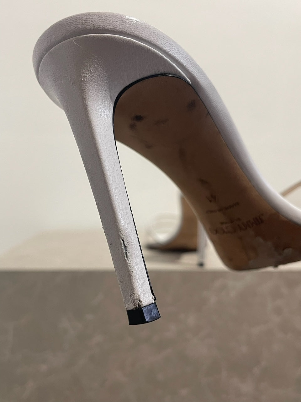 Mules Jimmy Choo blanches T.41