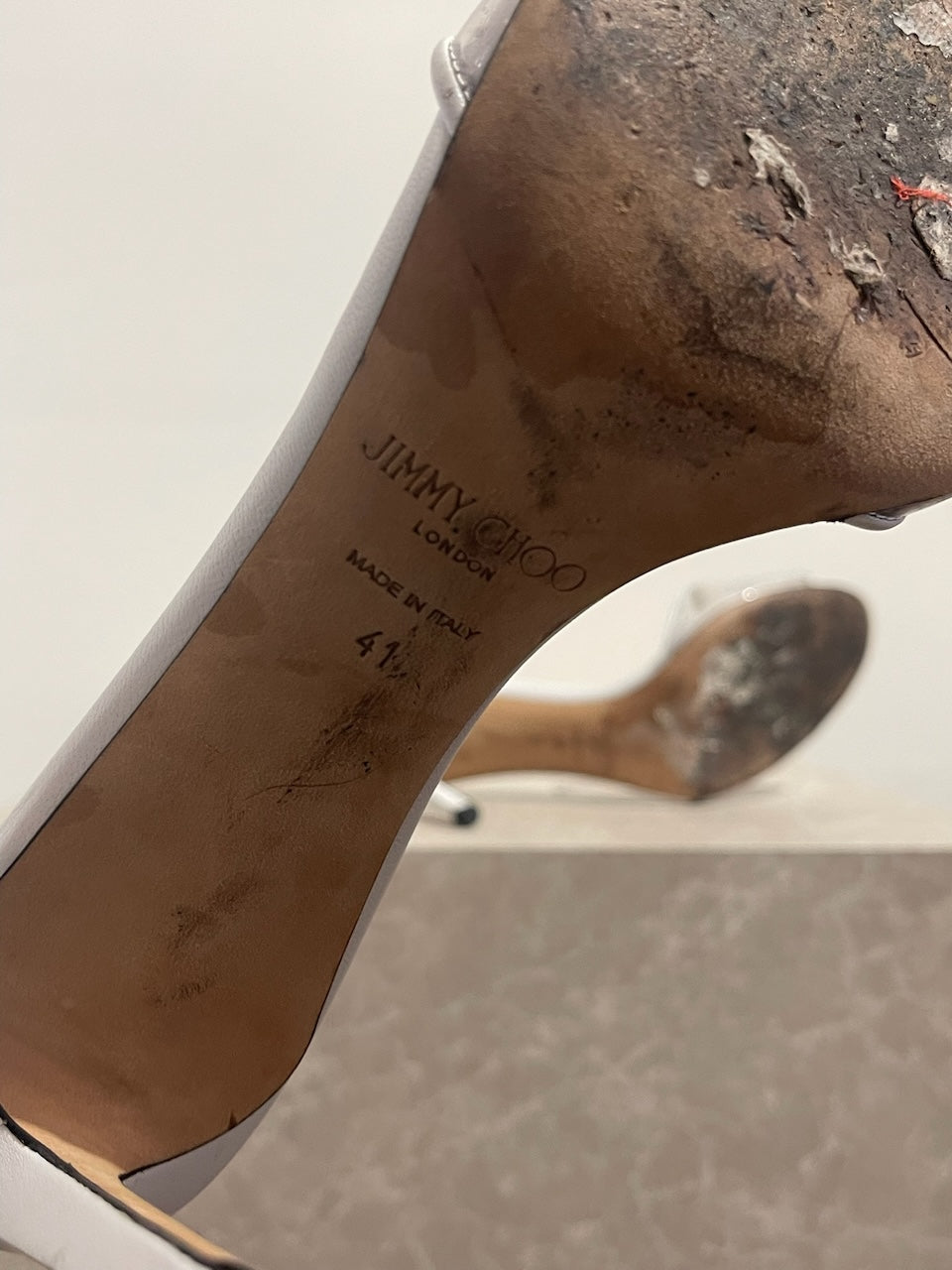 Mules Jimmy Choo blanches T.41