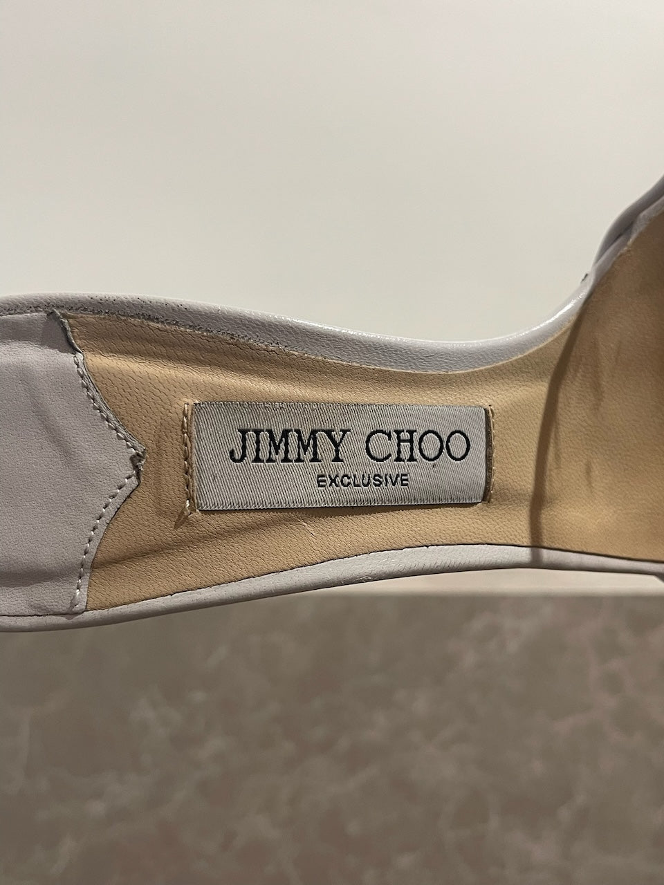 Mules Jimmy Choo blanches T.41