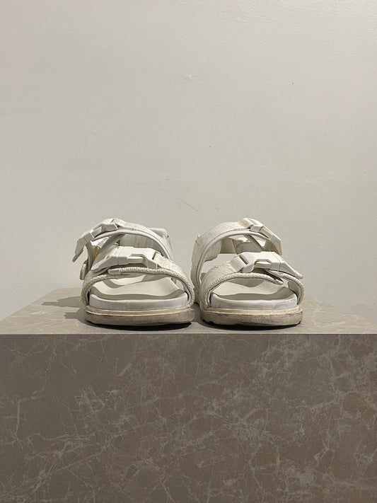 Sandales Bottega Veneta blanches T.40