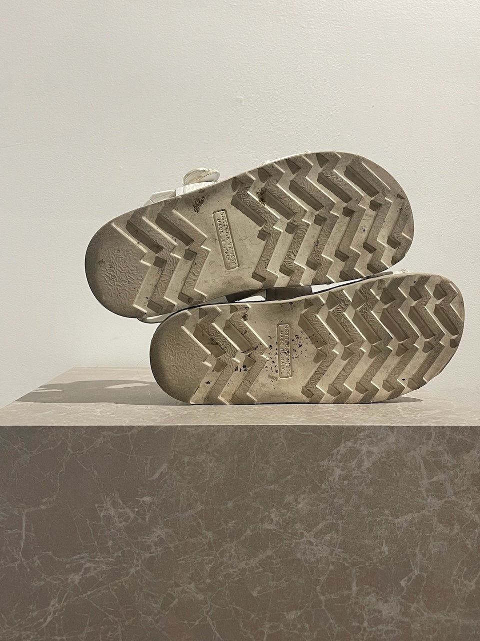 Sandales Bottega Veneta blanches T.40