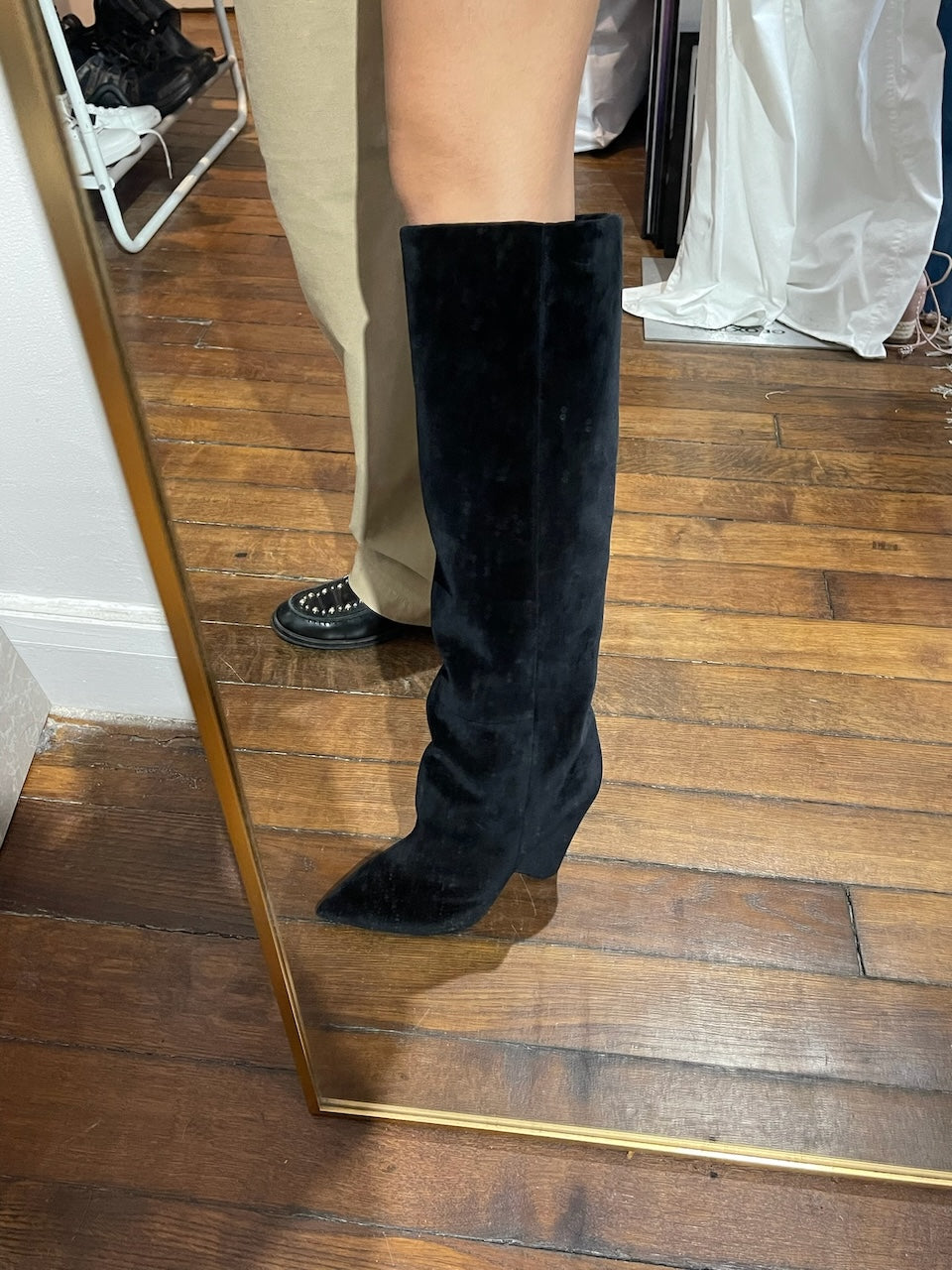 Bottes Saint Laurent Niki noir T.38