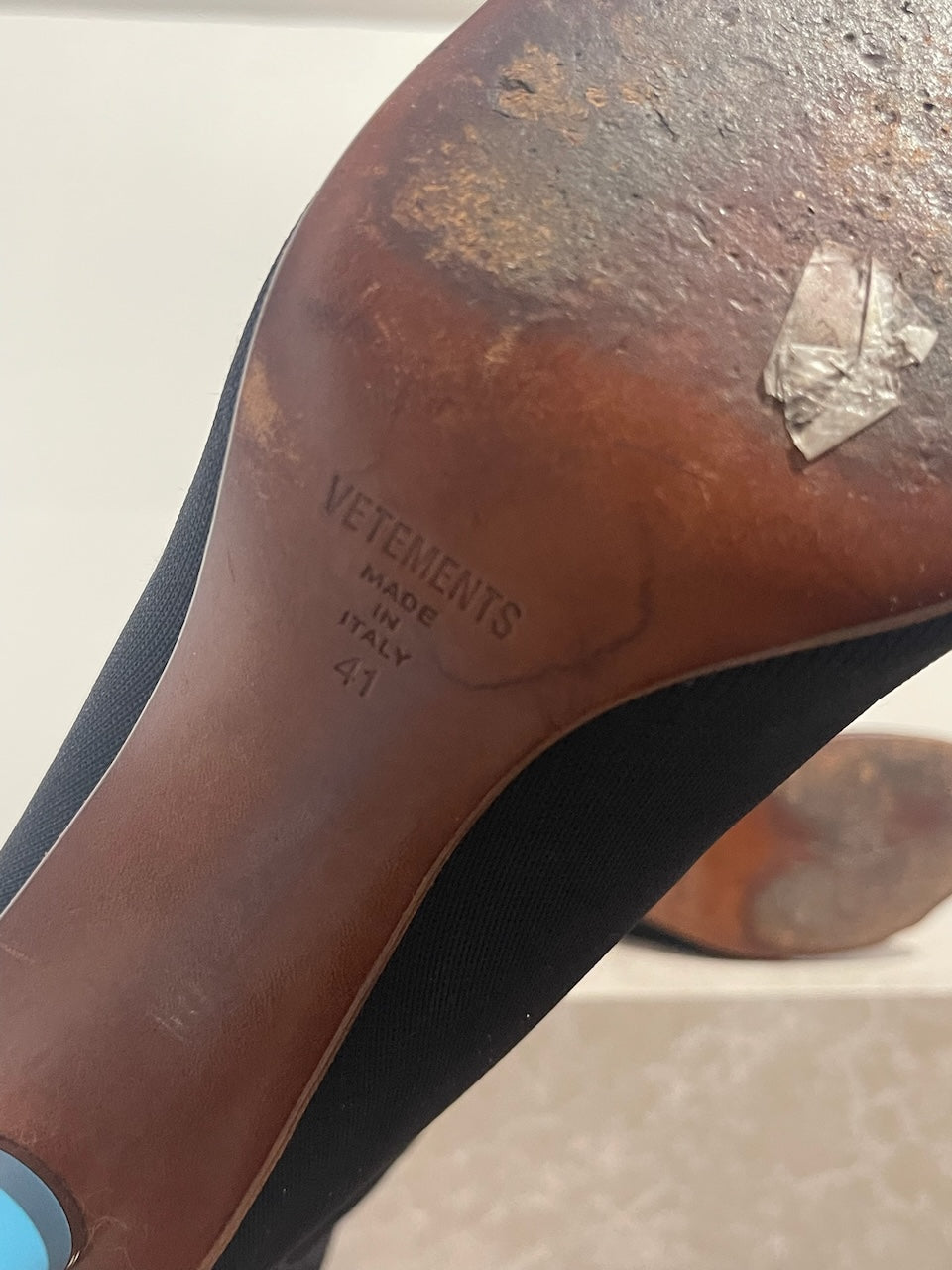 Bottes VETEMENTS noires T.41