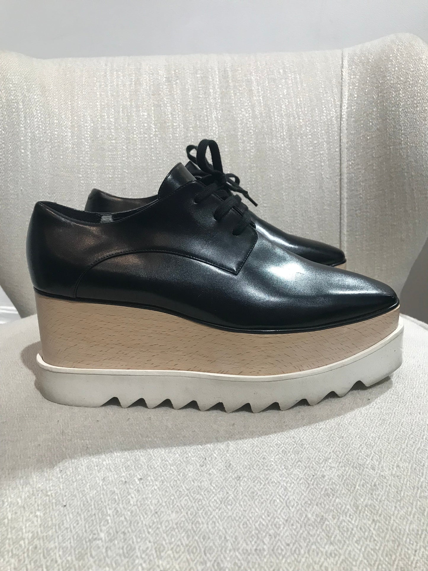 Derbies Stella McCartney noires T.38,5
