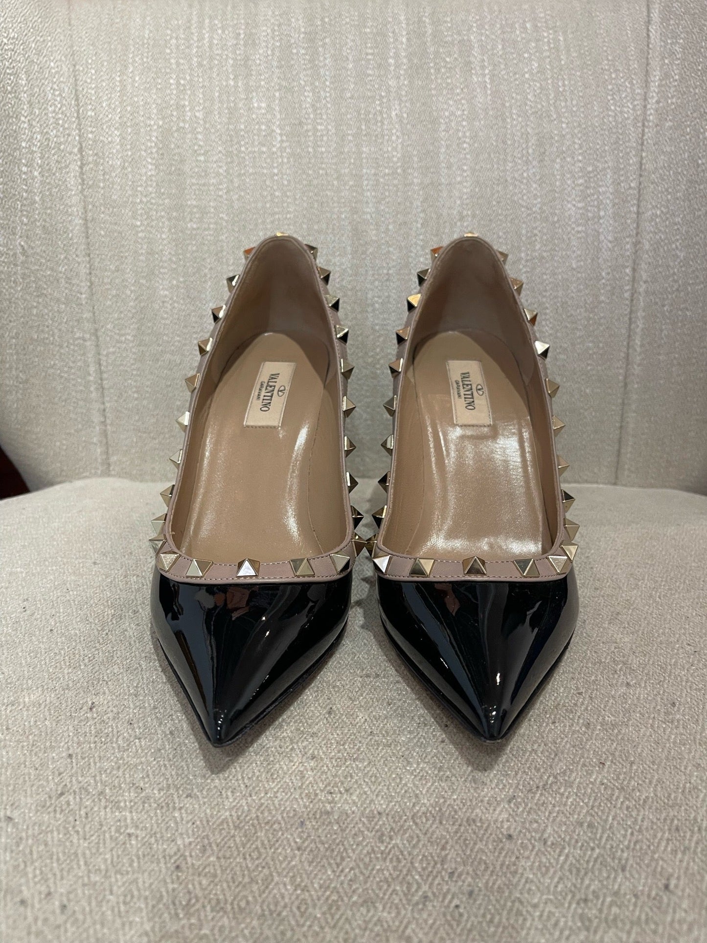 Escarpins Valentino Rockstud T.38,5