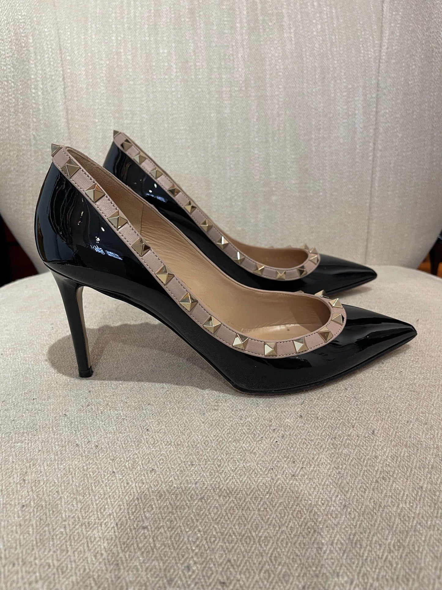 Escarpins Valentino Rockstud T.38,5