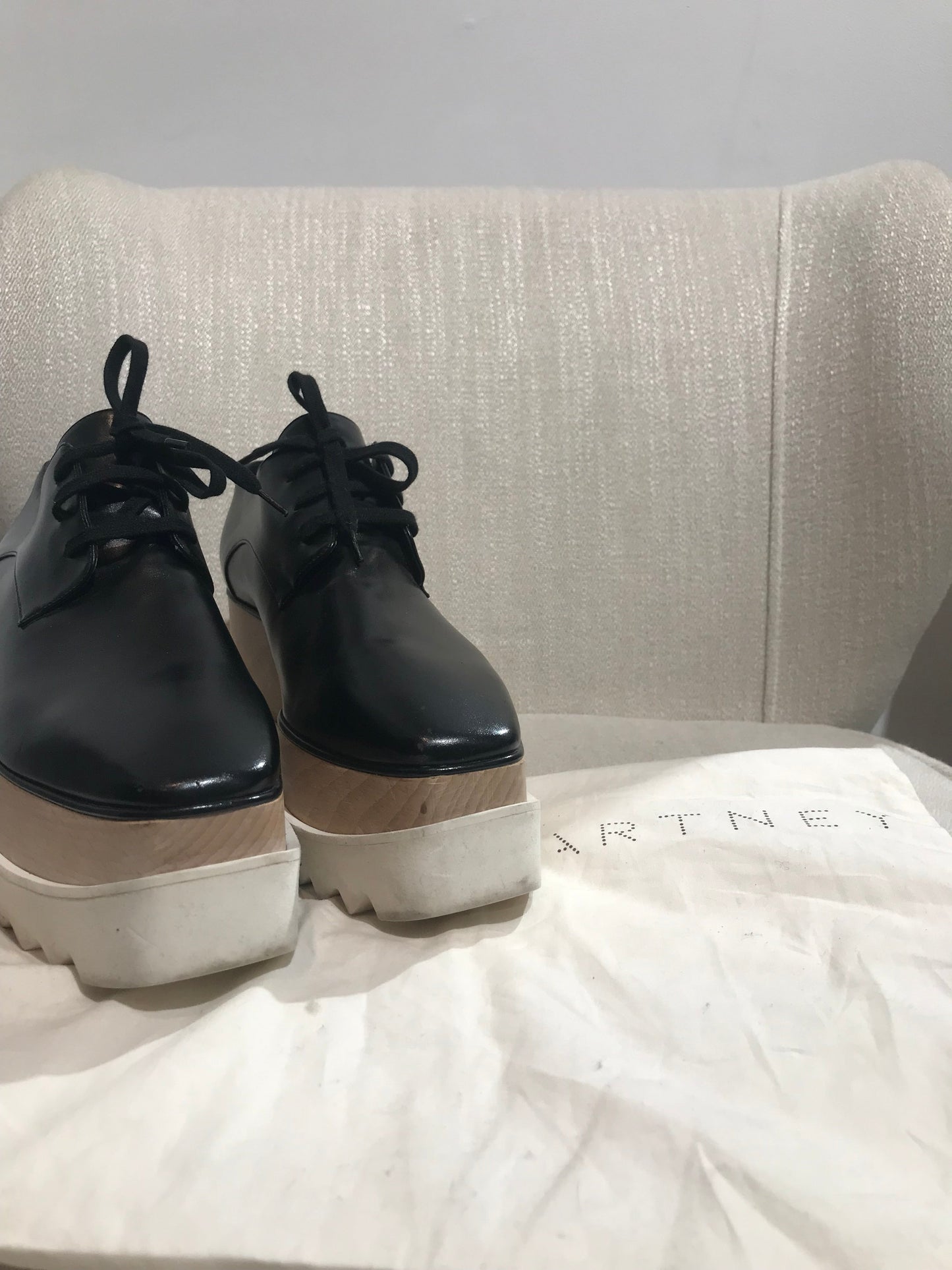 Derbies Stella McCartney noires T.38,5