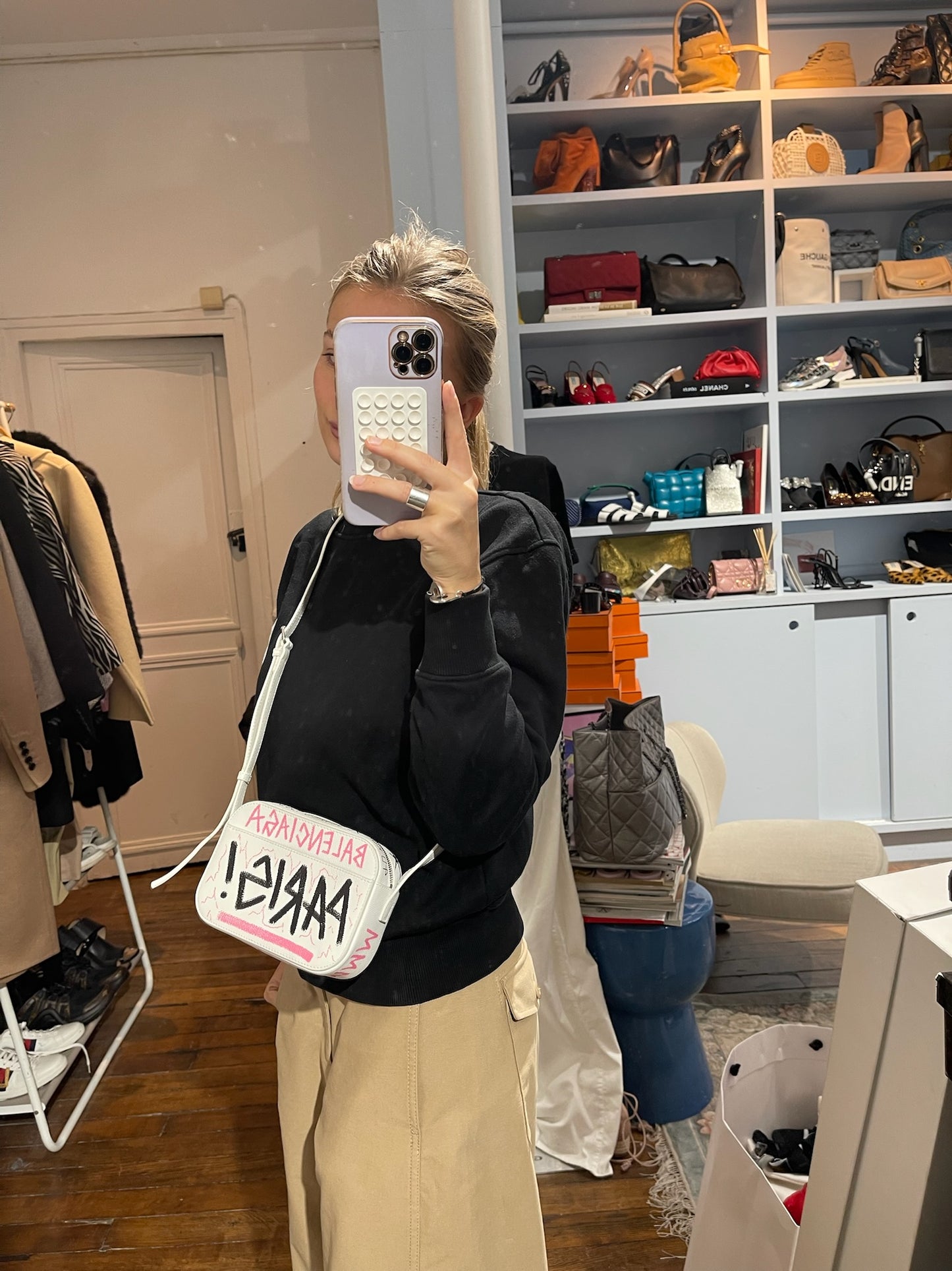 Sac Balenciaga Everyday blanc