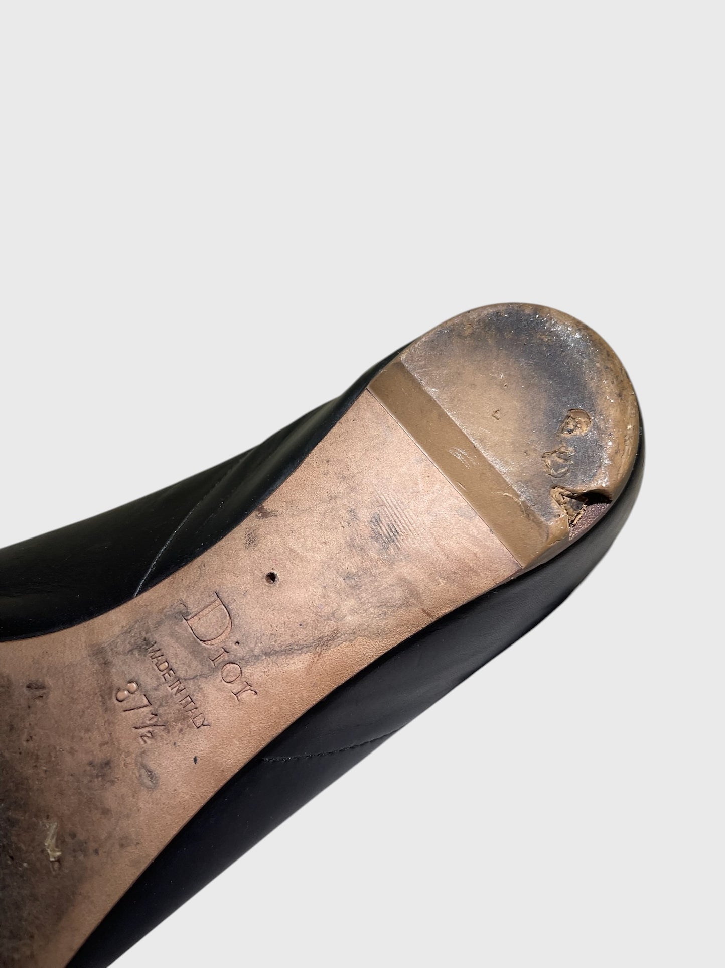 Ballerines Christian Dior noires T.37,5
