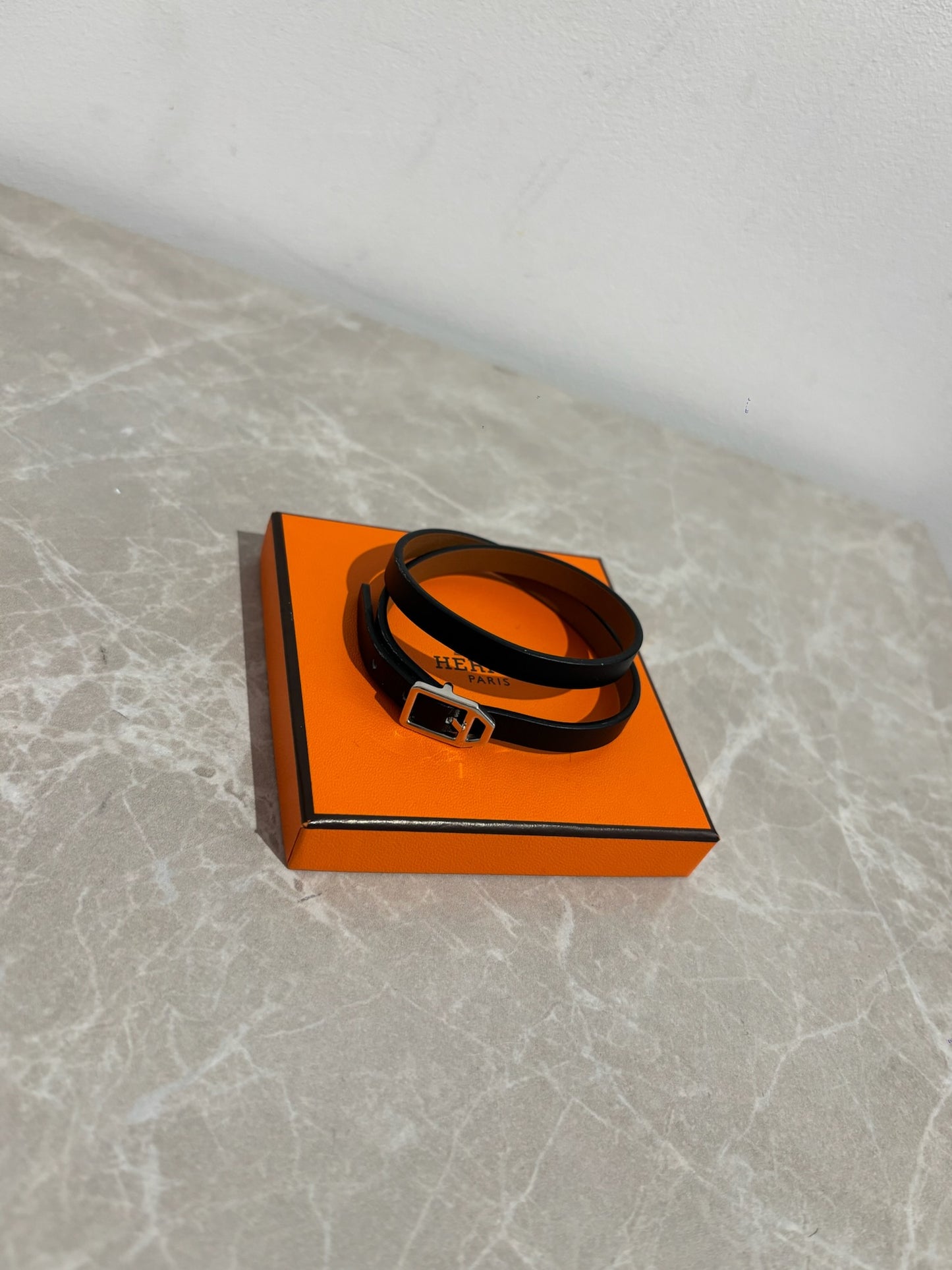 Bracelet Hermes Paddock noir