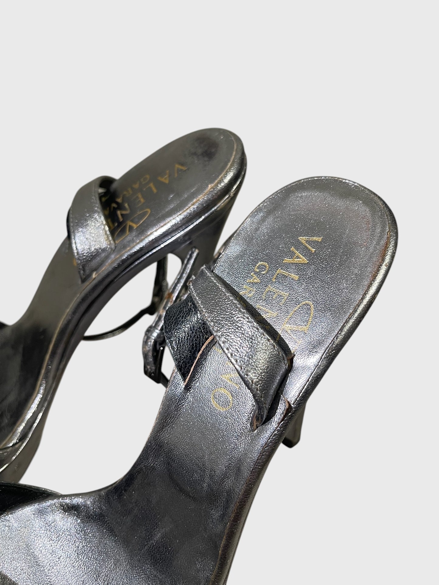 Sandales Valentino argentées T.37