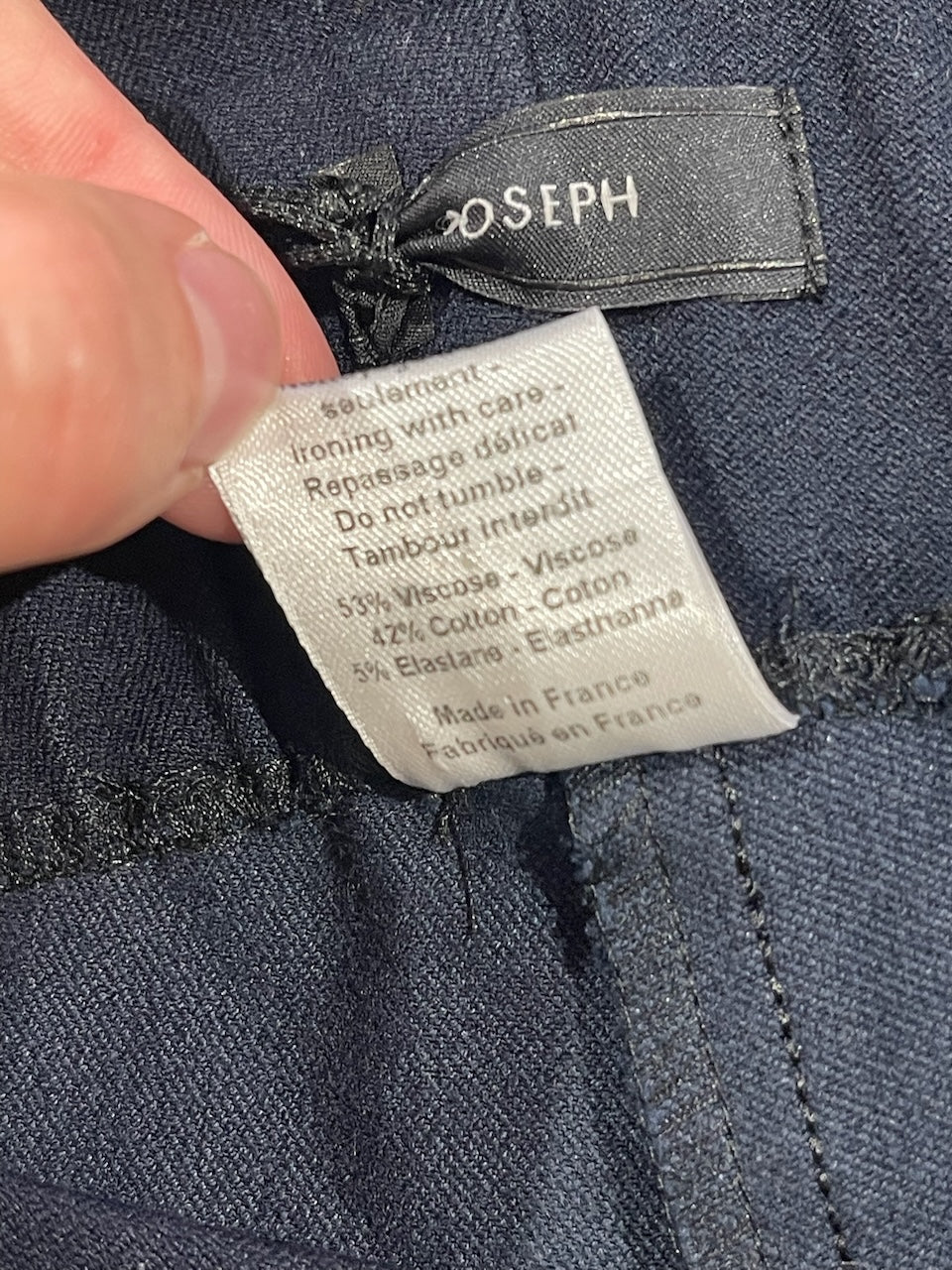 Pantalon Joseph bleu T.34 NEUF