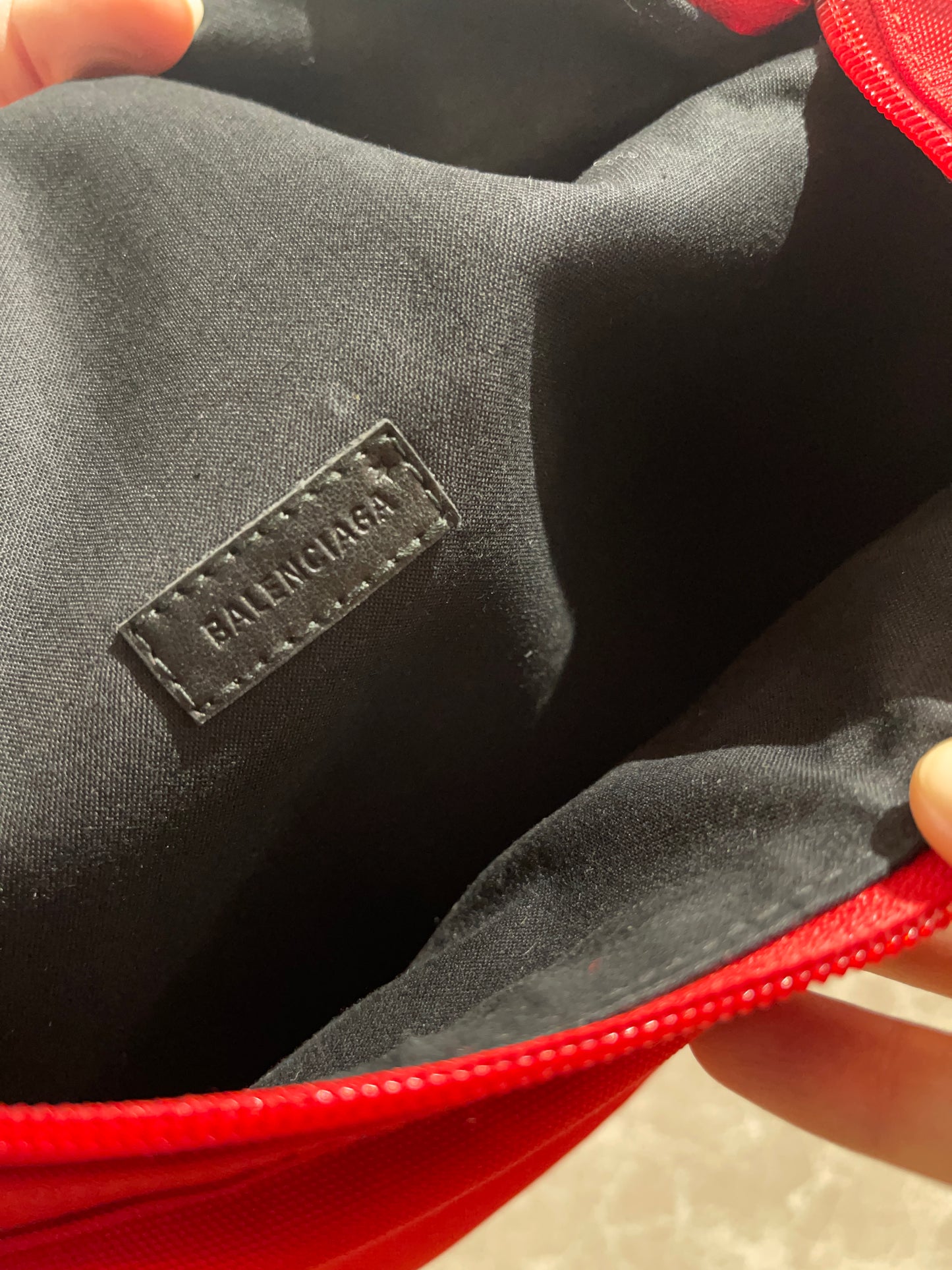 Sac ceinture Balenciaga rouge