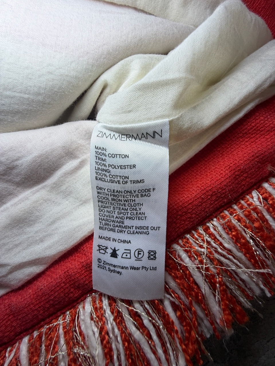 Robe Zimmermann rayée T.1