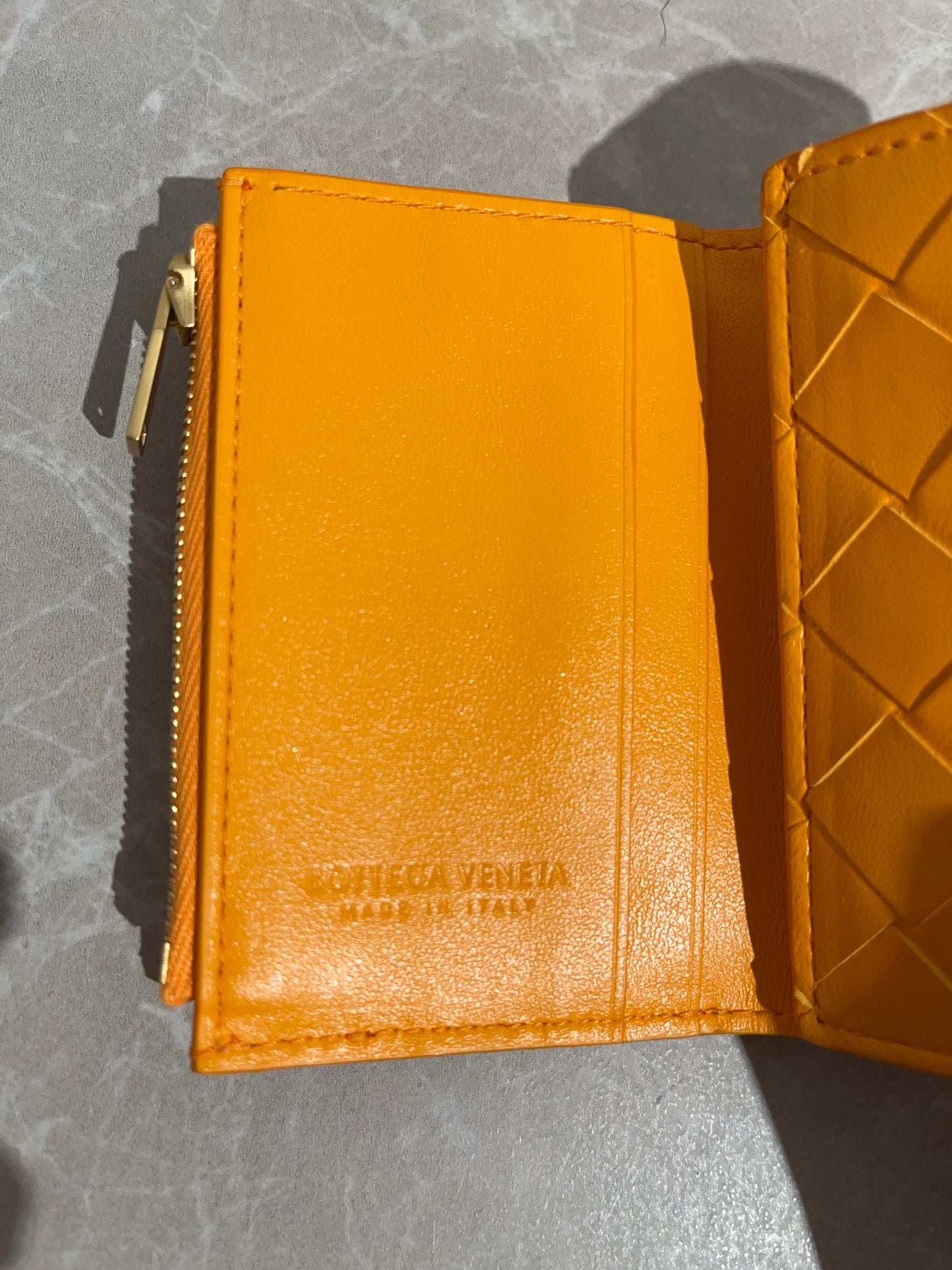 Porte-monnaie Bottega Veneta orange