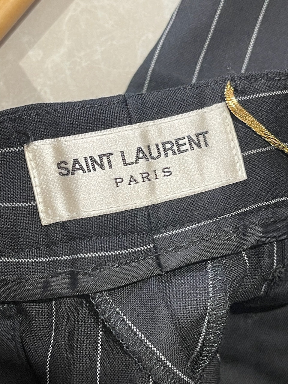 Pantalon Saint Laurent noir T.34