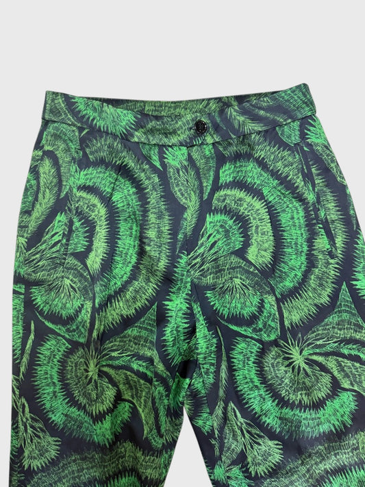 Pantalon Dries Van Noten vert T.38