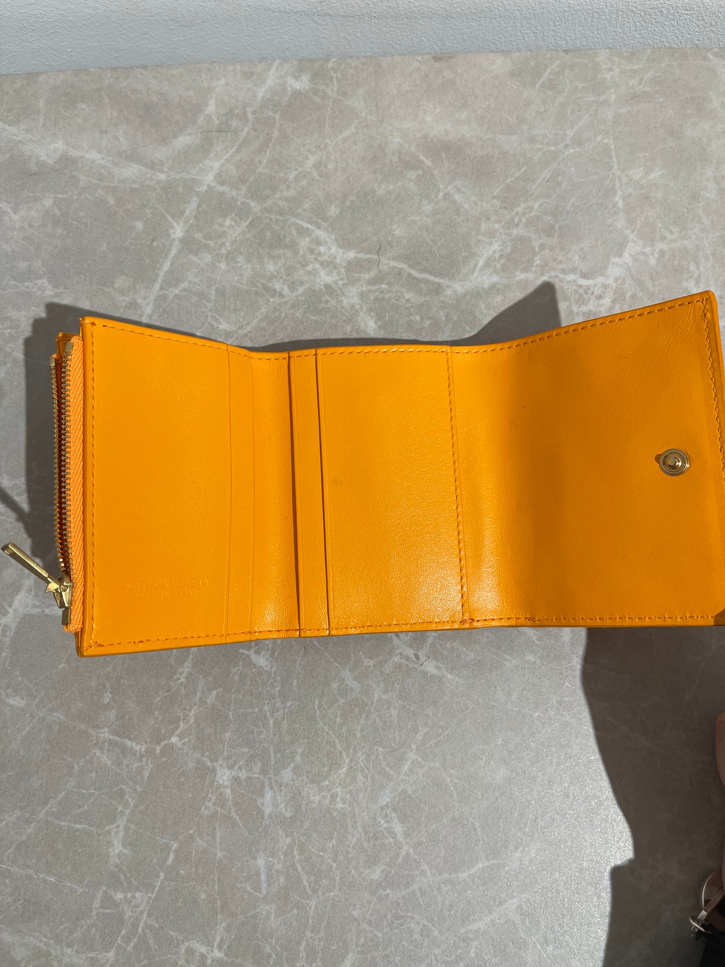 Porte-monnaie Bottega Veneta orange