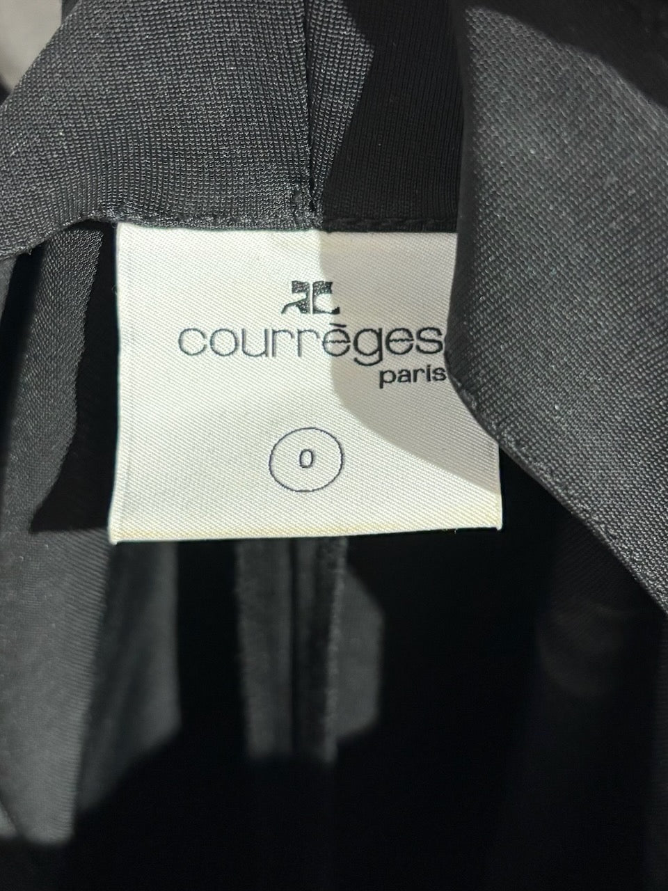 Robe Courrèges noir T.34