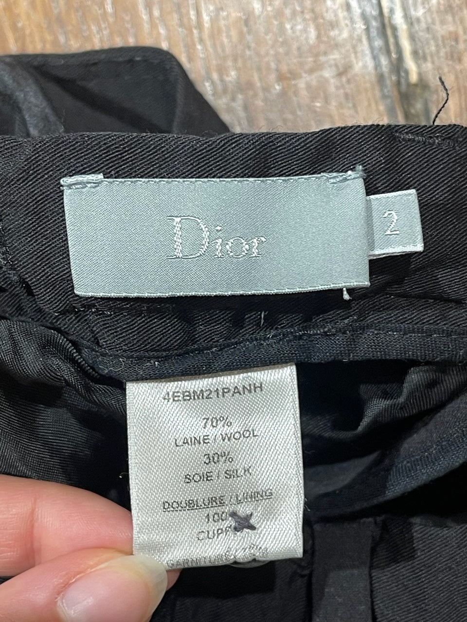 Pantalon Baby Dior noir T.2 ans