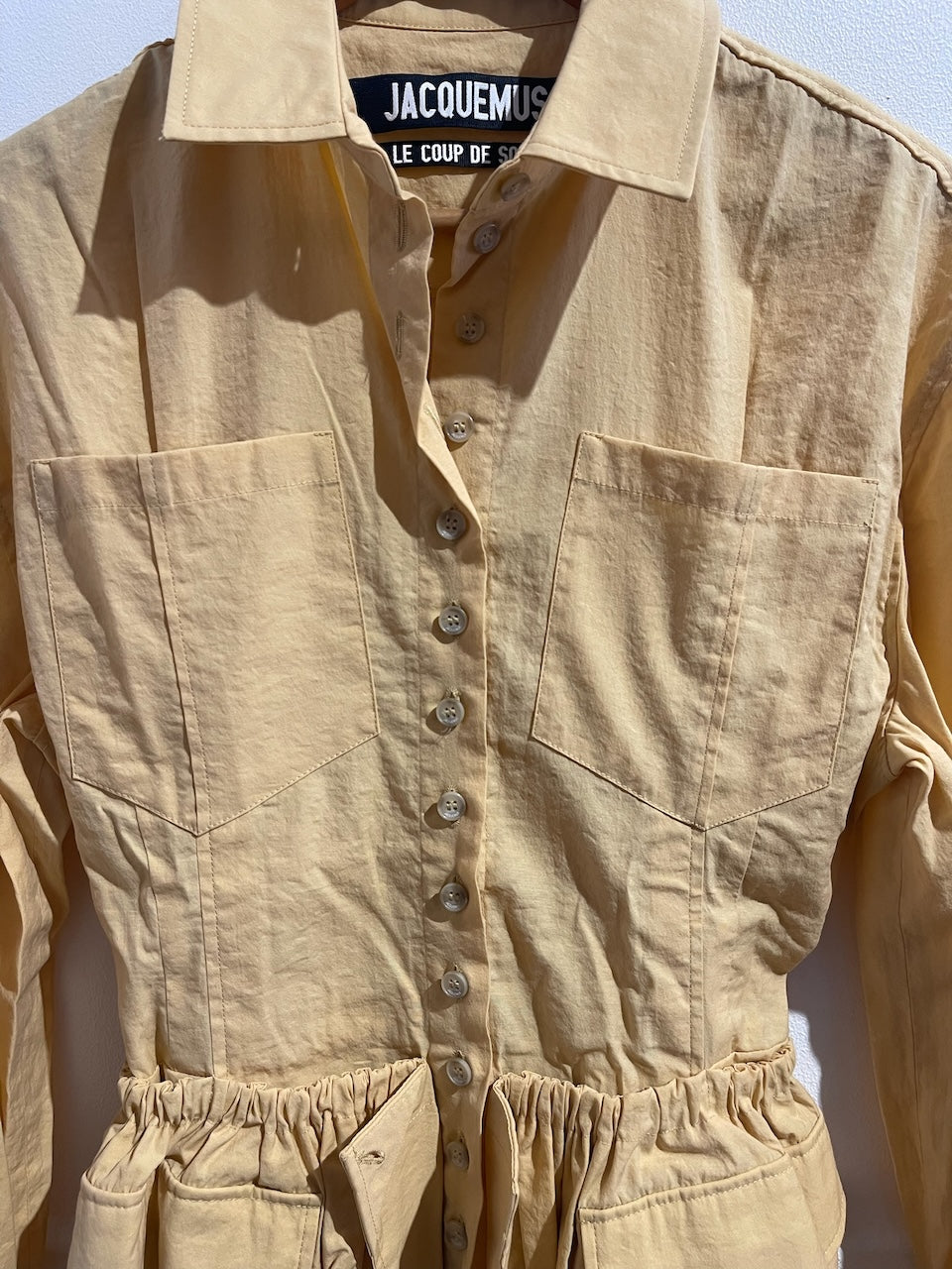 Robe Jacquemus jaune T.38